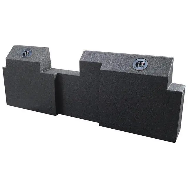 Alt view image 4 of 6 - QPower Dual 10" Underseat Upfire QBomb Subwoofer Box for Jeep Gladiator | Compatible with Jeep Gladiator (All Years) 2019-2026