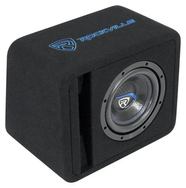 Alt view image 2 of 6 - SK58 Package 8" Loaded K5 Car Subwoofer with Amplifier | Vented Enclosure, dB10 Mono Class D Amp, 800W Peak/200W RMS CEA, Wiring Kit Included, 4 Ohm, MDF Cabinet