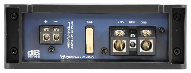Alt view image 4 of 6 - SK58 Package 8" Loaded K5 Car Subwoofer with Amplifier | Vented Enclosure, dB10 Mono Class D Amp, 800W Peak/200W RMS CEA, Wiring Kit Included, 4 Ohm, MDF Cabinet