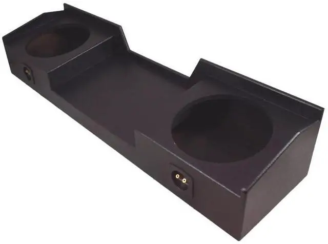Main image of Dual 12" Sub Box Subwoofer Armor Coated Fits Nissan Titan 2004-2015 ASC | Crew cab enclosure fit, rugged spray-on finish, saves cargo room, quick truck bass upgrade, 12 inch size