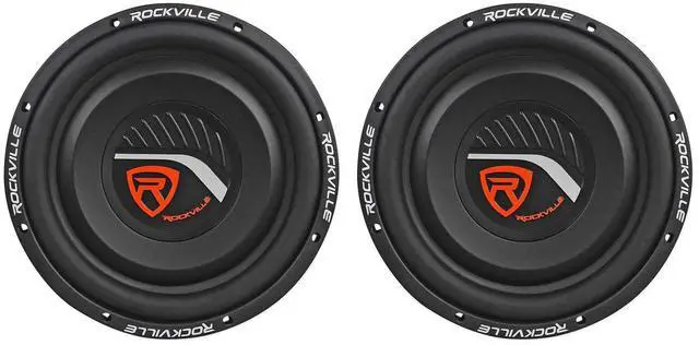 Main image of W12T4S4 12" SVC 4-Ohm Slim Car Subwoofer, 1400W, 2-Pack | CEA-2031 Compliant, 2" Voice Coil, Strontium Magnet, Butyl Surround, Steel Basket, Chrome Terminals, 3.7" Depth, 34Hz-500Hz
