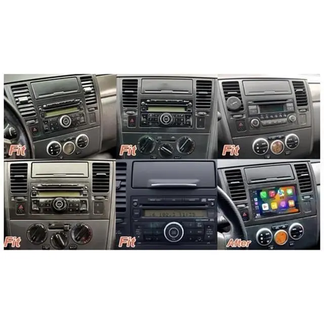 Alt view image 5 of 7 - 7" Car Stereo for Nissan Versa 2006-2011, 2+32G Touch Screen Radio for Nissan Pathfinder 2005-2010 Head Unit with Backup Camera with Wireless Carplay Android GPS Navigation Bluetooth WiFi Mirror Link