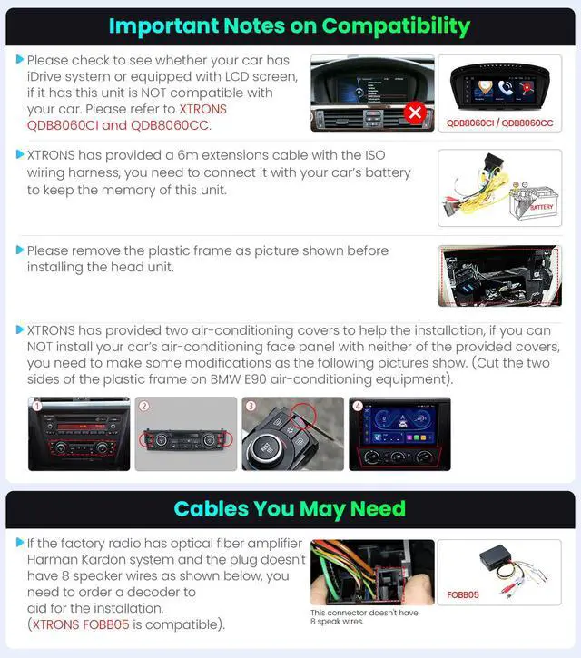Alt view image 3 of 6 - Android 14 Car Stereo for BMW 3 Series E90 E91 E92 E93 M3, 9 Inch Touch Screen Car Radio GPS Navigation Bluetooth Built-in DSP Head Unit Wireless CarPlay Android Auto (4+64GB)