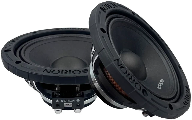 Main image of HCCA HCCA64NDC 6.5" Neodymium Dust Cap Speakers, 1400W Pair | 350W RMS, 4-Ohm Impedance, 1.5" Voice Coil, Neodymium Motor