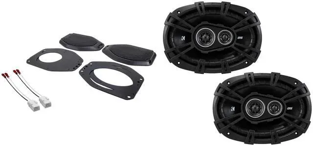 Main image of 43DSC69304 6x9 DS-Series Coaxial Speakers and Sound Bar Mounting Kit Compatible with Jeep JL (2018-2023) & JT (2020-2023)