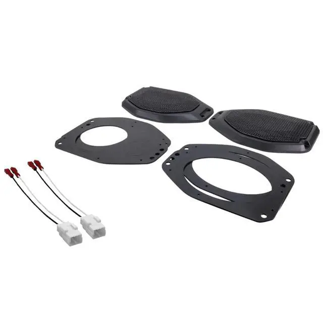 Alt view image 2 of 5 - 43DSC69304 6x9 DS-Series Coaxial Speakers and Sound Bar Mounting Kit Compatible with Jeep JL (2018-2023) & JT (2020-2023)