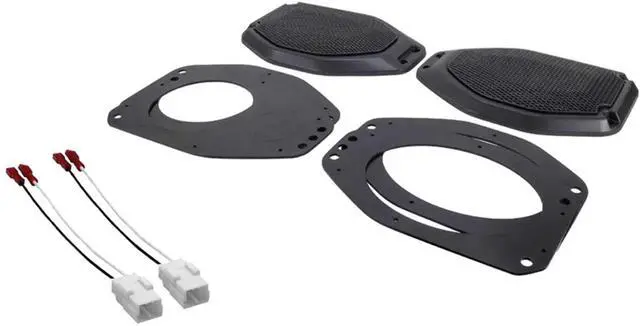 Alt view image 4 of 5 - 43DSC69304 6x9 DS-Series Coaxial Speakers and Sound Bar Mounting Kit Compatible with Jeep JL (2018-2023) & JT (2020-2023)