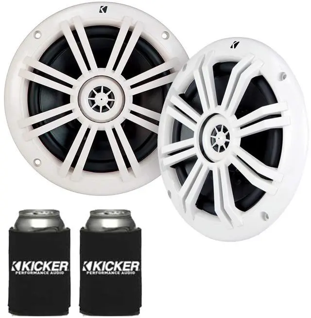 Main image of White OEM Replacement Marine 6.5" 4 Ohm Coaxial Speakers