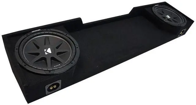 Main image of Kicker Comp C10 Dual 10" Sub Box Fits 88-98 GMC Sierra Ext Cab | Package includes subwoofer enclosure, built for extended trucks, precision-cut MDF, deep accurate bass, 10 inch install