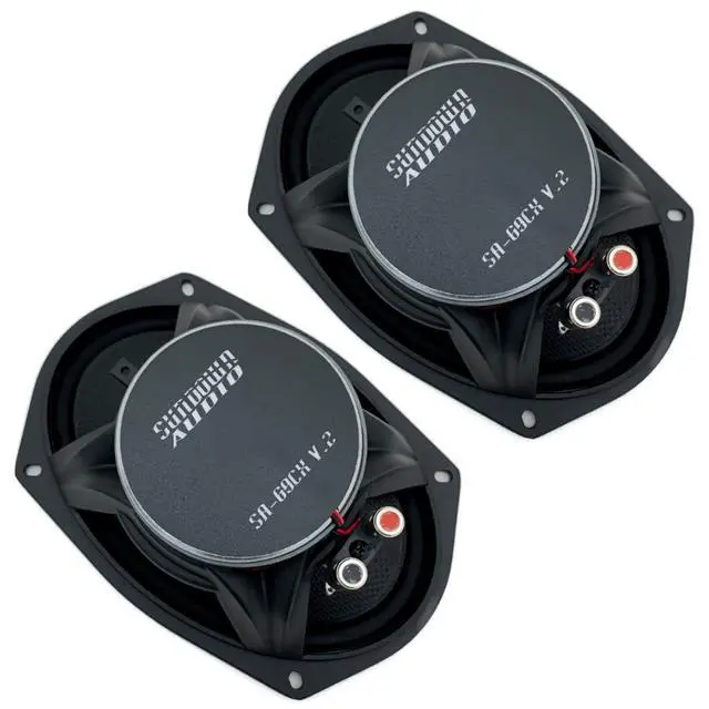 Alt view image 3 of 6 - SA-69CX v2 6" x 9" 125W RMS Silk Tweeter Coaxial Speakers