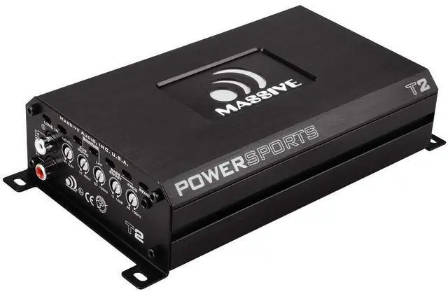 Main image of T2 Marine 1-Ohm Mono Block Amplifier | 800W RMS Waterproof Marine Amp, Compact Class D Power, Boat, UTV & ATV Audio Upgrade
