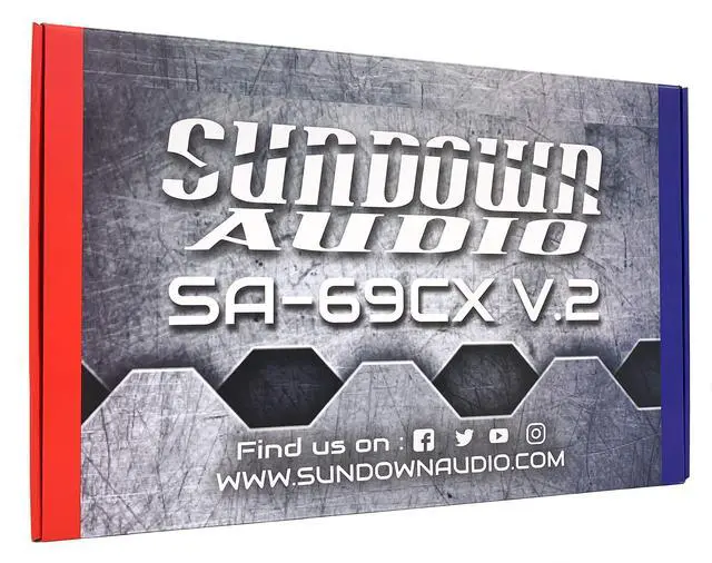 Alt view image 6 of 6 - SA-69CX v2 6" x 9" 125W RMS Silk Tweeter Coaxial Speakers