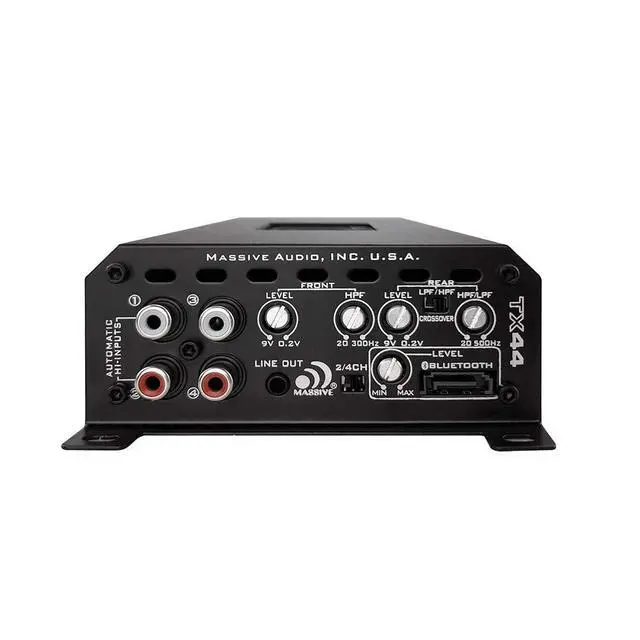 Alt view image 2 of 6 - TX44 120W Bluetooth Marine Amplifier | Full-Range Waterproof Amp, Compact Class D Power for Boats, UTV, ATV & Outdoor Audio Systems