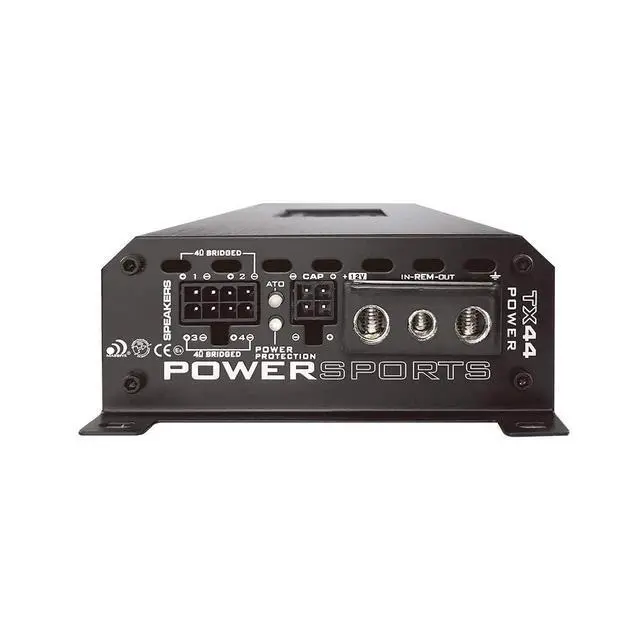 Alt view image 6 of 6 - TX44 120W Bluetooth Marine Amplifier | Full-Range Waterproof Amp, Compact Class D Power for Boats, UTV, ATV & Outdoor Audio Systems
