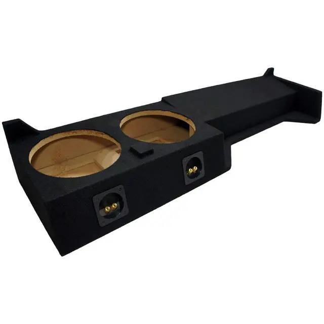 Alt view image 2 of 6 - Kicker Comp C10 Dual 10" Sub Box 600W Peak Fits Nissan Frontier Crew Cab | Powerful subwoofer enclosure design, matched bass drivers, wired and ready, easy truck install, 10 inch