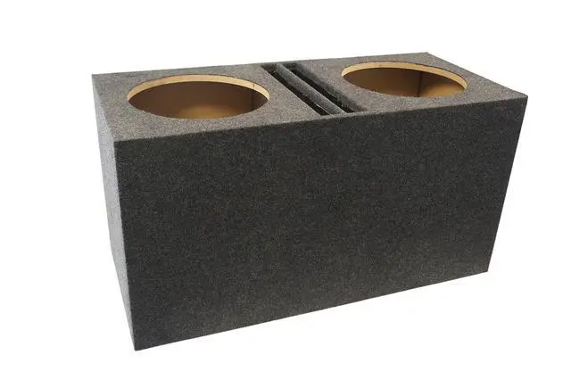 Alt view image 3 of 5 - Dual 15" Inch Ported Sub Box SPL Bass Labyrinth Vent Subwoofer Enclosure | Competition low-end punch, holds 2 large drivers, slot-vented chamber design, ideal for high-output car stereo builds ASC