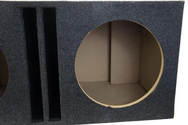 Alt view image 5 of 5 - Dual 15" Inch Ported Sub Box SPL Bass Labyrinth Vent Subwoofer Enclosure | Competition low-end punch, holds 2 large drivers, slot-vented chamber design, ideal for high-output car stereo builds ASC