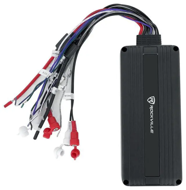 Alt view image 3 of 7 - ATV420 V2 4 Channel ATV/UTV/Motorcycle Bluetooth Amplifier | IP65 Waterproof, 500W RMS, 2000W Peak, Micro Amplifier, Class D, Crossover Controls, High Level Input, RCA, Auto Pairing