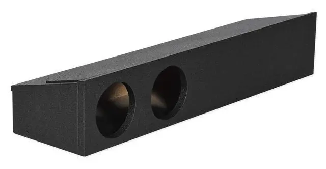 Alt view image 2 of 4 - REC111 Dual 8" Subwoofer Box for 2009-Up Ford F150 Super Crew | Ported Enclosure, Under Seat Front Fire, Bed Liner Finish, 0.8 Cu Ft Per Sub, 11.25" Depth, Fits F250/350 2017-Up