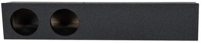 Main image of REC111 Dual 8" Subwoofer Box for 2009-Up Ford F150 Super Crew | Ported Enclosure, Under Seat Front Fire, Bed Liner Finish, 0.8 Cu Ft Per Sub, 11.25" Depth, Fits F250/350 2017-Up