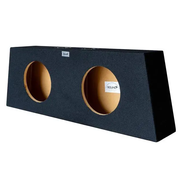 Alt view image 3 of 7 - Mustang Convertible All Years Dual 10'' Subwoofer Enclosure Sub Box