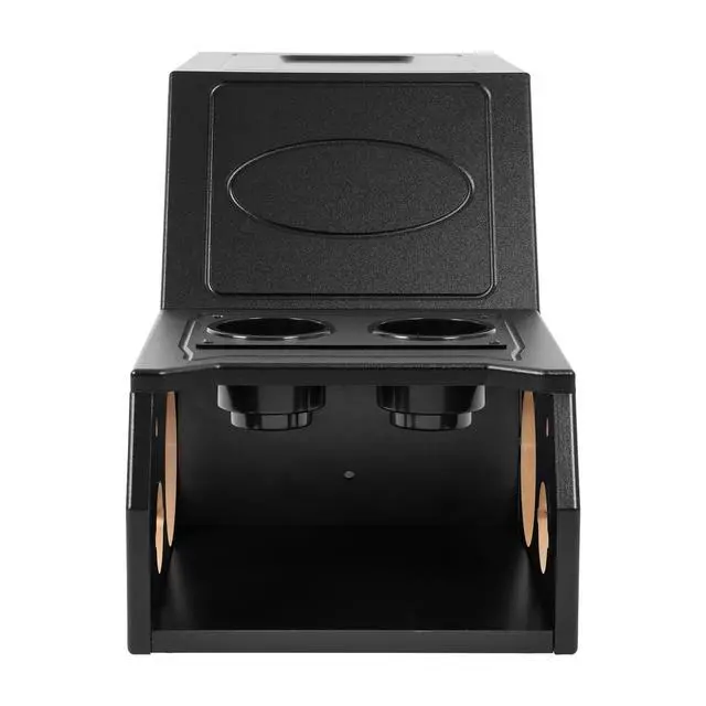 Alt view image 5 of 7 - Console Subwoofer Box Compatible with 08-16 Ford F-250 Crew Cab | Crew/Single /Ext Cab MDF+Plastic(ABS) Black Center Console Subwoofer Box