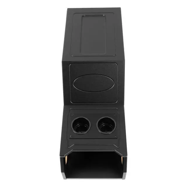 Alt view image 6 of 7 - Console Subwoofer Box Compatible with 08-16 Ford F-250 Crew Cab | Crew/Single /Ext Cab MDF+Plastic(ABS) Black Center Console Subwoofer Box