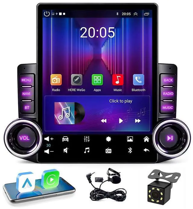 Main image of 9.7 inch Dpuble Din Car Stereo for Toyota 4Runner 2003-2009,5G WiFi Android 15 Touch Screen Upgrade Car Radio for Toyota 4 Runner Head Unit Backup Camera Wireless Carplay GPS Navi Bluetooth FM RDS