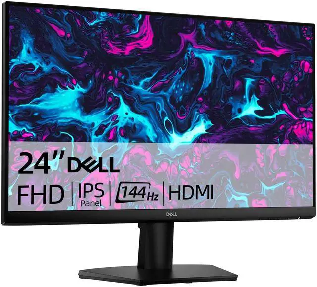 Main image of 24" FHD Monitor, 144Hz Refresh Rate, IPS Display, AMD FreeSync, 1ms, Anti Glare Screen, Low Blue Light, VESA, Dual HDMI, Tilt Adjustable, for Home Office & Gaming