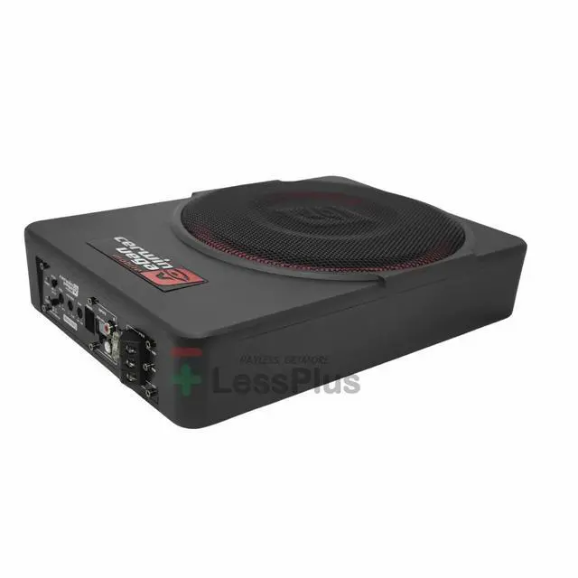 Alt view image 2 of 6 - Cerwin Vega VPAS10V2 10" 550W Max / 200W RMS Low Profile Active Powered Subwoofer with Built in Amplifier Module for Working with All Vehicles