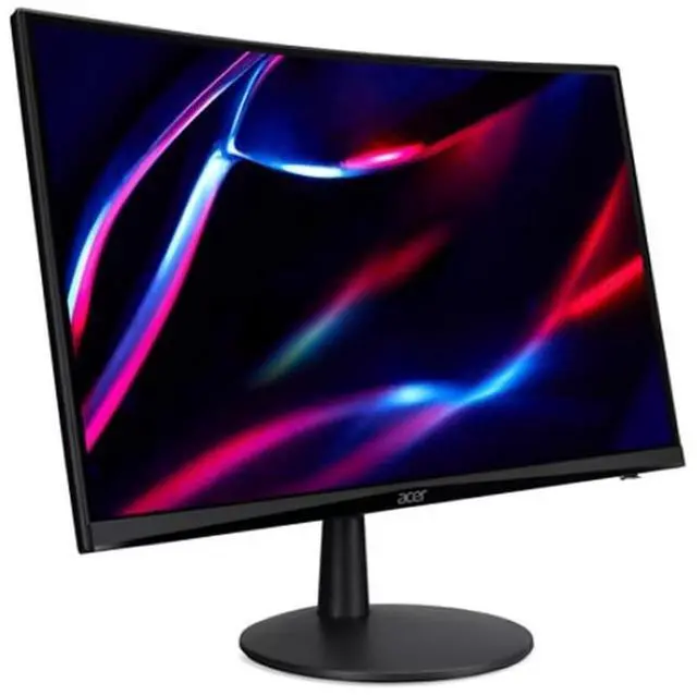 Alt view image 2 of 7 - Nitro ED240Q 24-Inch 1500R Curved FHD Monitor (2 Pack) | FreeSync, 1ms Response Time, ZeroFrame Design, HDMI, VGA, VESA Mount (100mm) & Dockztorm USB Port Expander Black