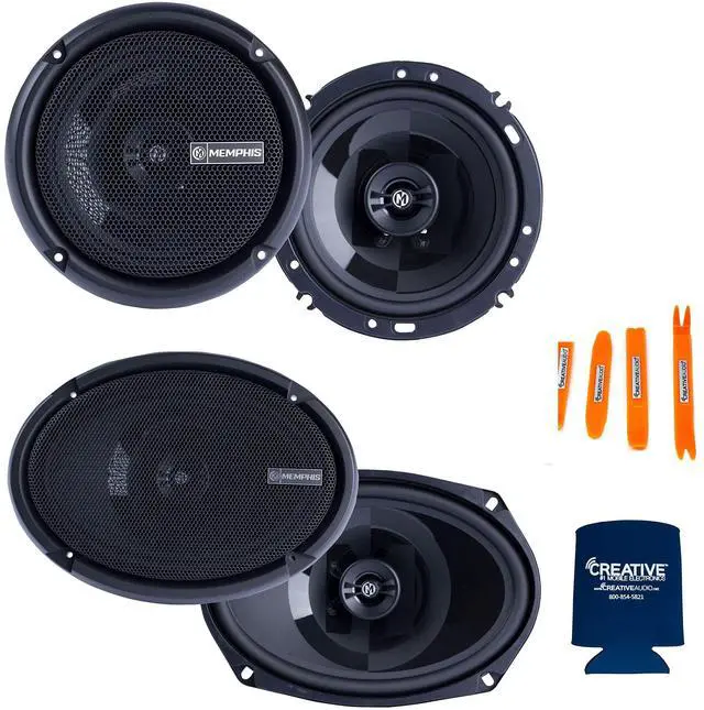 Main image of Speaker Bundle: 1 Pair of PRX602 6.5" Coaxial and 1 Pair of PRX6902 6X9 Coaxial Speakers