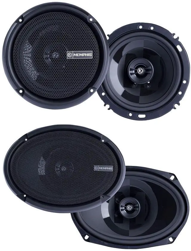 Alt view image 5 of 5 - Speaker Bundle: 1 Pair of PRX602 6.5" Coaxial and 1 Pair of PRX6902 6X9 Coaxial Speakers