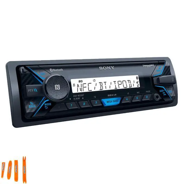 Alt view image 3 of 4 - DSX-M55BT SXV300m1 SiriusXM Tuner Antenna Bundle | Marine media receiver bundle with SiriusXM SXV300m1 satellite radio tuner and RV/marine antenna