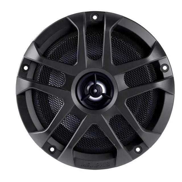 Alt view image 4 of 7 - 6.5" LED Marine Coaxial Speakers - 2 Pair (4 Units) - OEM Bulk Pack MXA60L with Metal Gray Grilles