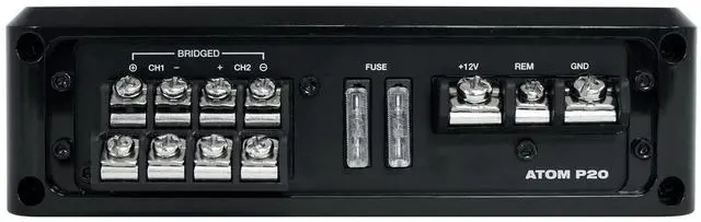 Alt view image 6 of 7 - RV69.4A 6x9 4-Way Car Speaker 2-Pair with Atom P20 Amp | 1000W Peak / 220W RMS Per Pair, 4 Ohm, 1600W Peak / 440W RMS Amp, Volt Meter, RWK42 Kit, 2 RCA Cables, 6-items