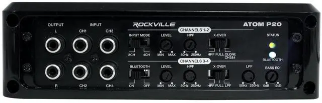 Alt view image 7 of 7 - RV69.4A 6x9 4-Way Car Speaker 2-Pair with Atom P20 Amp | 1000W Peak / 220W RMS Per Pair, 4 Ohm, 1600W Peak / 440W RMS Amp, Volt Meter, RWK42 Kit, 2 RCA Cables, 6-items