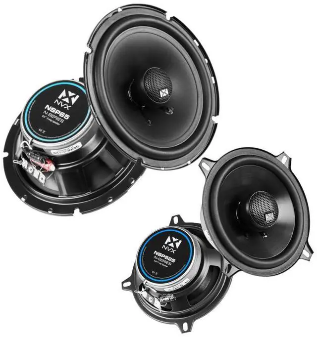 Main image of Complete Speaker Replacement Package for Dodge Dakota 1987-1996 | Complete Front and Rear 6.5 Inch and 5.25 Inch N-Series 2-Way Coaxial Speaker Upgrade Kit