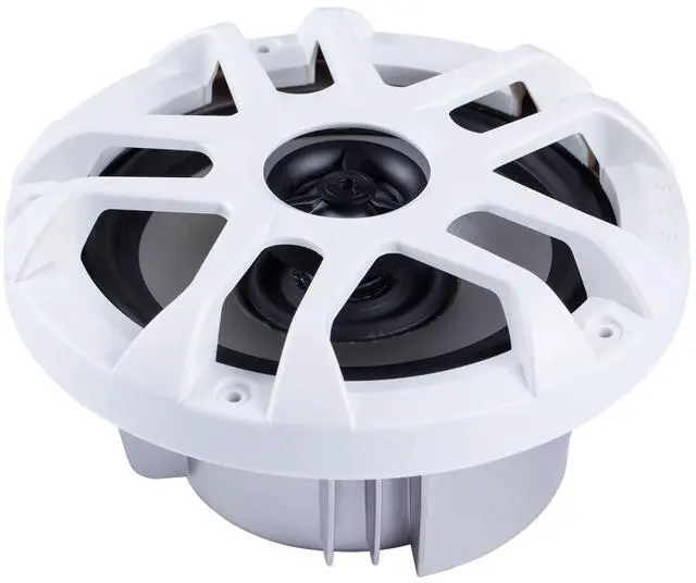 Alt view image 3 of 7 - 6.5" LED Marine Coaxial Speakers - 2 Pair (4 Units) - OEM Bulk Pack MXA60L with White Grilles