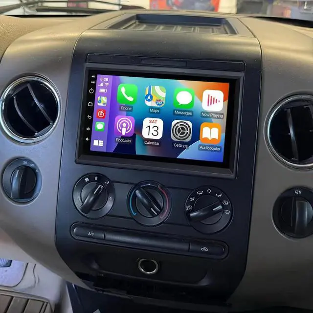 Main image of 7 inch Touchscreen Car Stereo Fit for Ford F150 2004-2008, Android 13 Double Din Car Radio with Carplay & Android Auto in-Dash Navigation BT Mirror Link WiFi Backup Camera 2+64G