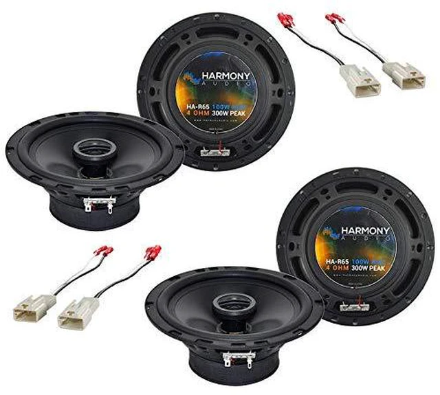 Main image of 6.5" 300W Speakers with Harness Fits Toyota 4Runner 2001-2002 | Rhythm Series factory upgrade, plug-and-play wiring, clear powerful sound, direct OEM replacement, easy 6.5 inch car install
