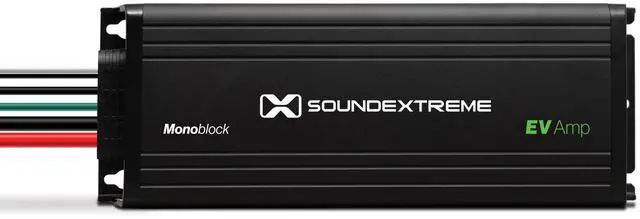 Main image of by ECOXGEAR 1-Channel Mono EV High Definition Amplifier Marine Grade Compact Class D 750W Peak Output Waterproof Dustproof for 48V to 72V Electric Vehicles Only