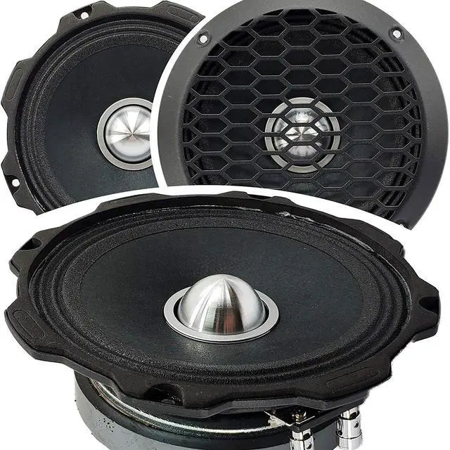 Alt view image 7 of 7 - 4X WZ6G Warzone Series 6.5-inch Pro 1000 Watts Peak Power Handling Midrange Loud Speaker + 4X WZ40TW 2400 Watts Heavy Duty Titanium Super Tweeter