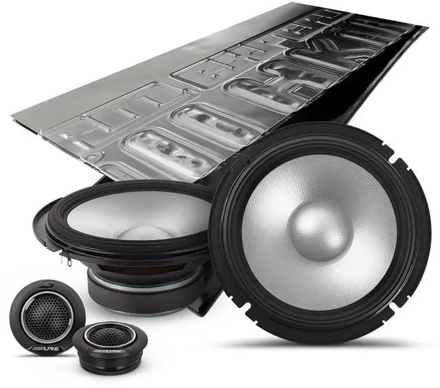 Main image of S2-S65C, S Series 6.5" 2-Way Hi-Res Speakers + Sound Damping Kit Bundle