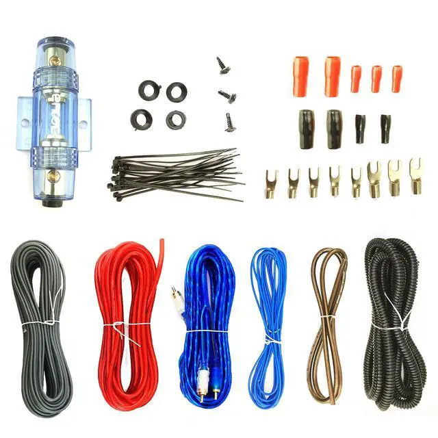 Alt view image 3 of 3 - PLBX8A 8 600 Watt Peak Power Low-Profile Compact Enclosed Low & High Level Inputs Active Amplified Under Seat Car Subwoofer System Bundle Combo with 8 Gauge Wiring Installation Kit