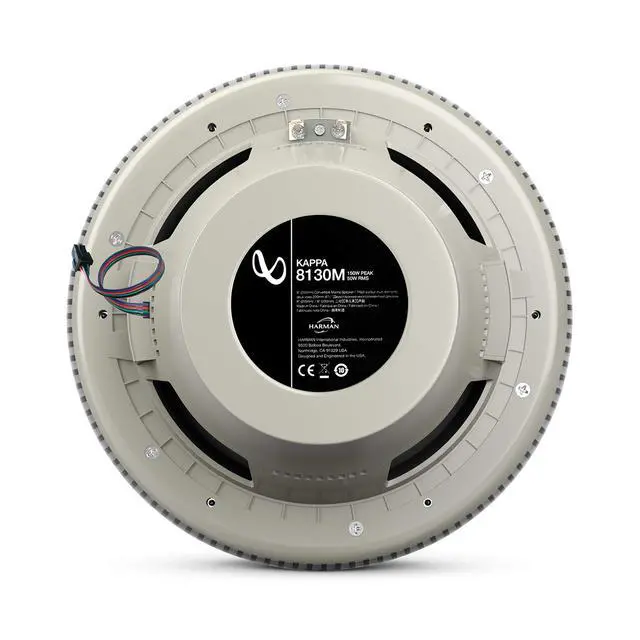 Alt view image 3 of 7 - KAPPA8130MAM - Kappa Marine KAPPA8130M White 8" Premium 3-Way RGB LED Convertible Speakers
