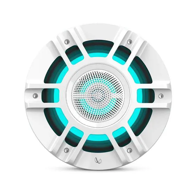 Alt view image 5 of 7 - KAPPA8130MAM - Kappa Marine KAPPA8130M White 8" Premium 3-Way RGB LED Convertible Speakers