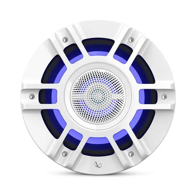 Alt view image 6 of 7 - KAPPA8130MAM - Kappa Marine KAPPA8130M White 8" Premium 3-Way RGB LED Convertible Speakers