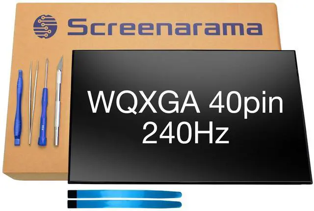 Main image of Screen Replacement for Lenovo Legion Slim 5 16APH8 82Y9 | 40pin 240Hz WQXGA Matte IPS 2560x1600 LCD LED Display with Tools and Tape