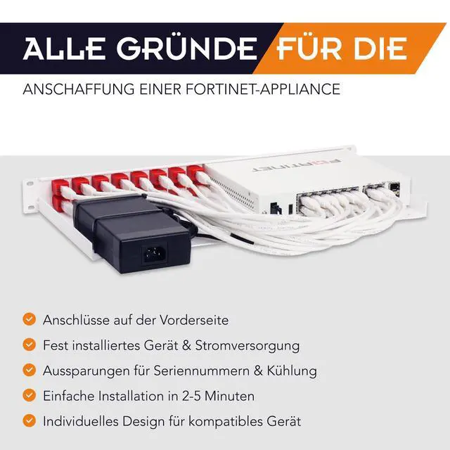 Alt view image 3 of 4 - Rack Mount Kit for FortiGate